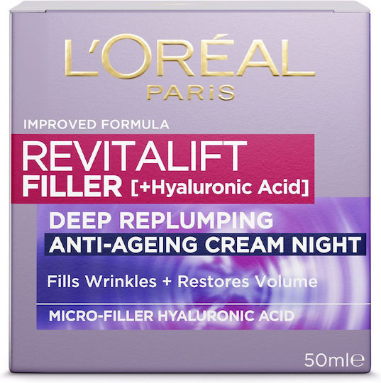 L'Oreal Paris Revitalift Filler Renew Creme Gesicht Nacht 50ml