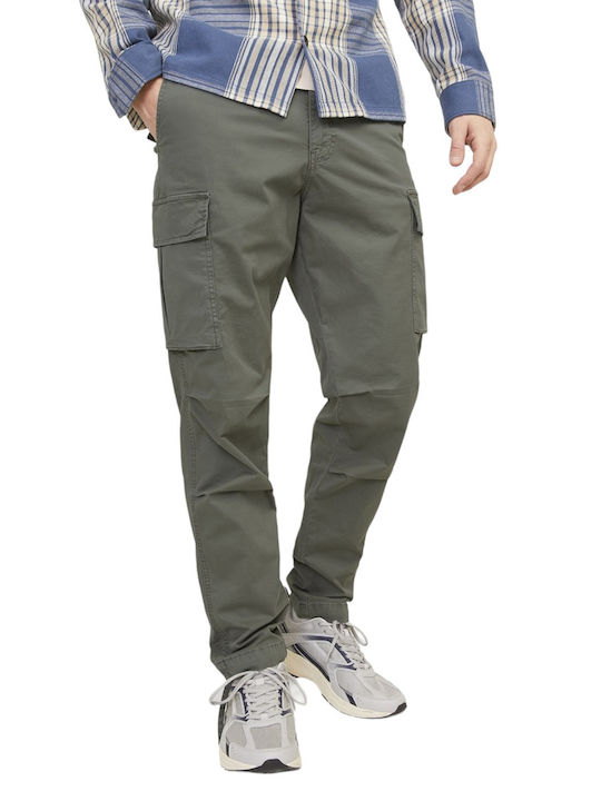 Trousers Cargo Elastic Agave Green