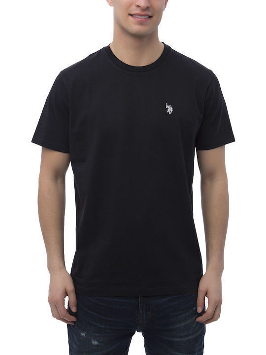 Polo Short Sleeve Black Blouse