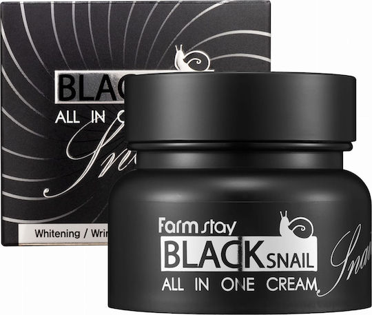 Farm Stay Black Snail Ενυδατική Κρέμα Προσώπου Ημέρας με Έκκριμα Σαλιγκαριού 100ml