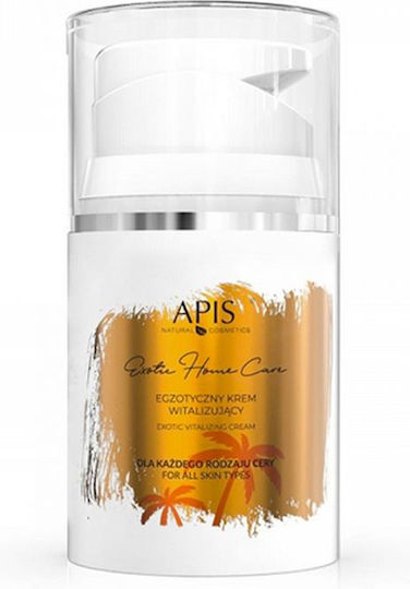 Apis Natural Cosmetics Creme de fata Exotic Home Care Light 24 de Ore Hidratare pentru Față cu Acid Hialuronic și Vitamina C 50ml