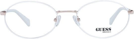 Metal Eyeglass Frame Silver GU8239-024