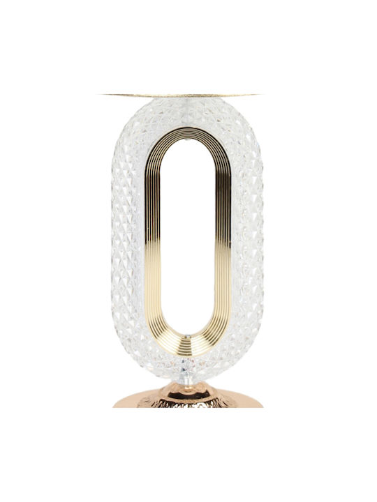 Keskor Metal Table Lamp for Socket E27 with Gold Shade and Base