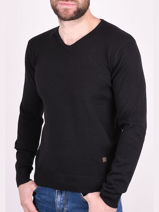 Clever Men's Long Sleeve Sweater BLACK