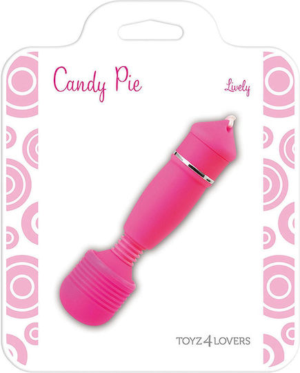 Toyz4lovers Candy Pie Chipper Stimulator Vibrator Massage 10.5cm Pink