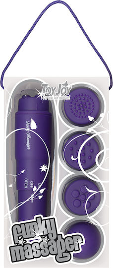 ToyJoy Funky Massager Clitoral Vibrator Vibrator Masaj 10cm Violet