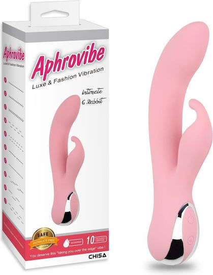Chisa Novelties Aphrovibe Intimate G Δονητής Rabbit 18cm Pink