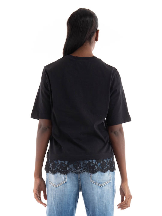 Dsquared2 Easy Femeie Tricou Black