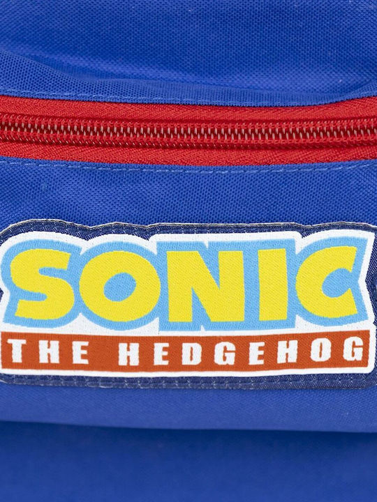 Sonic Σχολική Τσάντα Πλάτης Νηπιαγωγείου Μπλε