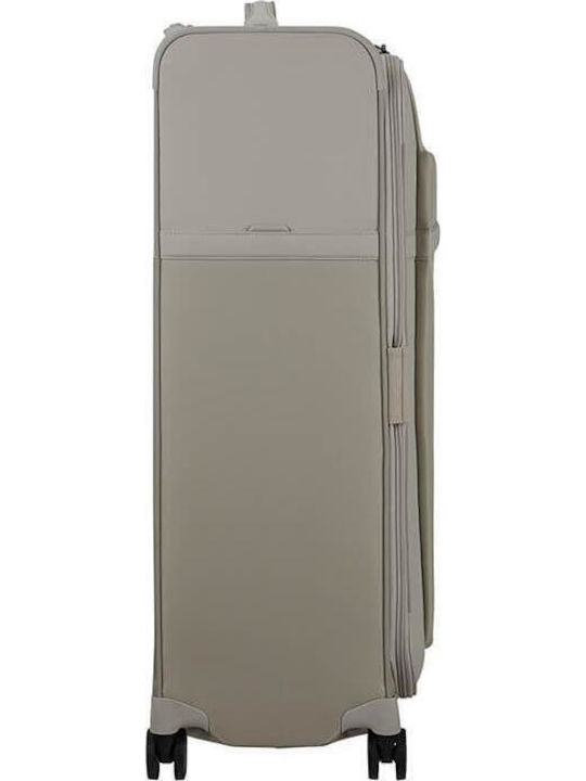 Samsonite Airea Μεγάλη Βαλίτσα Ταξιδίου Υφασμάτινη Μπεζ με 4 Ρόδες Ύψους 78εκ.