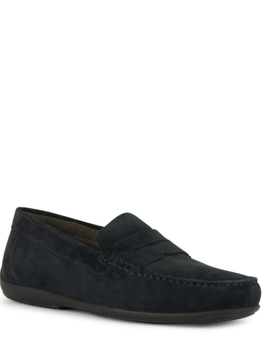 Geox Ascanio C Men's Suede Moccasins Blue