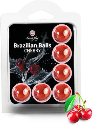 Secretplay Brazilian Balls mit Duftstoff Kirsche 6Stück