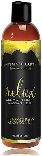 Intimate Earth Relax cu Parfum Lemongrass nucă de cocos 120ml