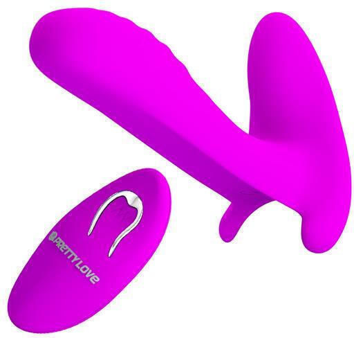 Pretty Love Remote Control Massager Strapless Strap On with Dildo with Vibration in Purple Color