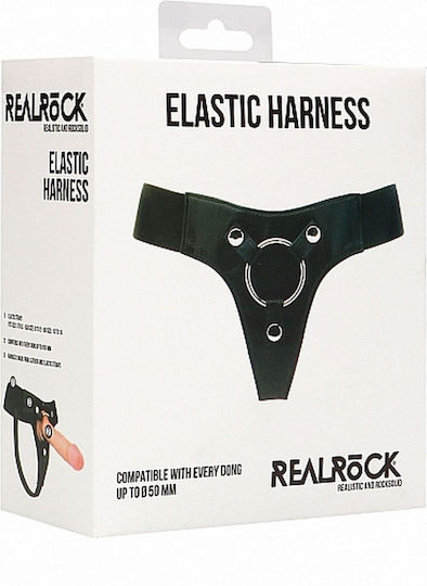 Shots Realrock Elastic Harness Harness σε Μαύρο Χρώμα