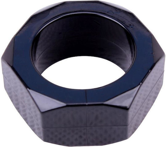 Chisa Novelties Get Lock Nust Bolts Cock Ring Cock Ring Schwanz Schwarz