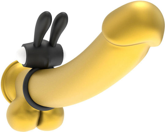 Lovetoy My First Power Clit Cockring Rabbit Vibration Ring Schwanz Black LV1422