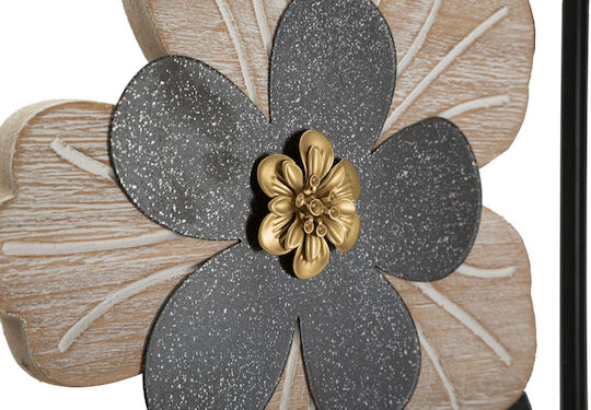Mauro F Wall Decor Black Made of Metal 70x2.5x27cm