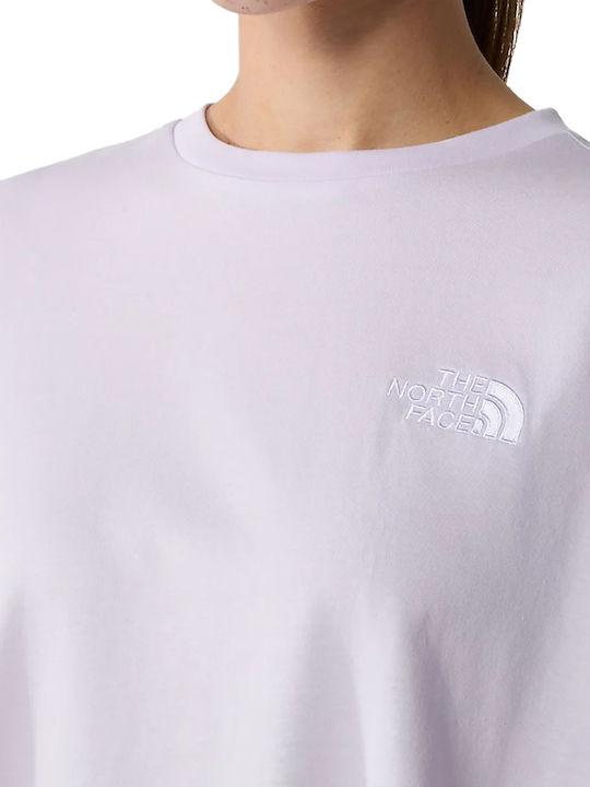 Summer Mini Athletic T-Shirt Short Sleeve Dress Lavender