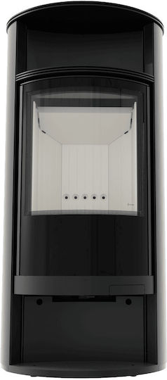Kratki Runa Ecodesign Keramik Holzofen 8kW Schwarz