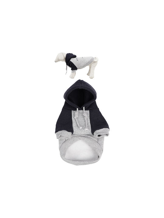 Glee Kapuze Sweatshirt Hund in Gray Farbe L 33x33εκx33εκcm.
