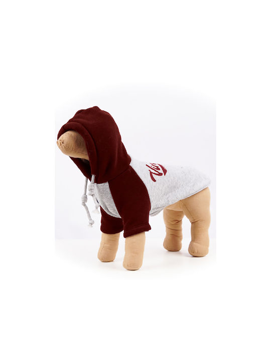 Glee Kapuze Sweatshirt Hund in Gray Farbe 5XL 62x62εκx62εκcm.