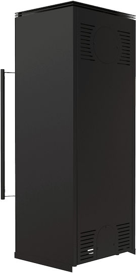Kratki Tofa Ecodesign Oțel Soba pe lemne 8kW Negru