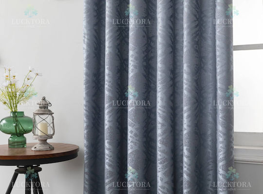 Lucktora Curtains with Grommets Blue 270x270cm