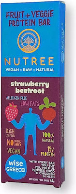 Nutree Bar with 15gr Protein & Flavor Strawberry Beet 40gr