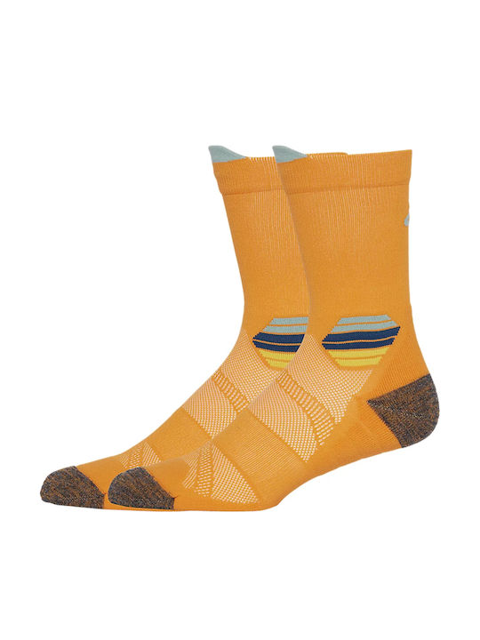 ASICS Fujitrail Running Socks Orange 1 Pair