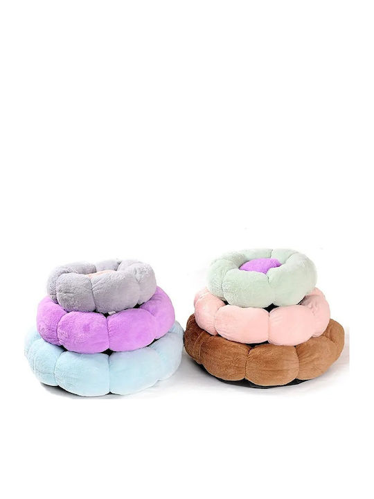 Hundebett Nest Hellblau 70x70cm.