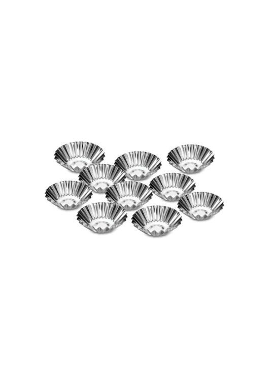 Aluminum Tart Baking Pan 7x7cm 10pcs