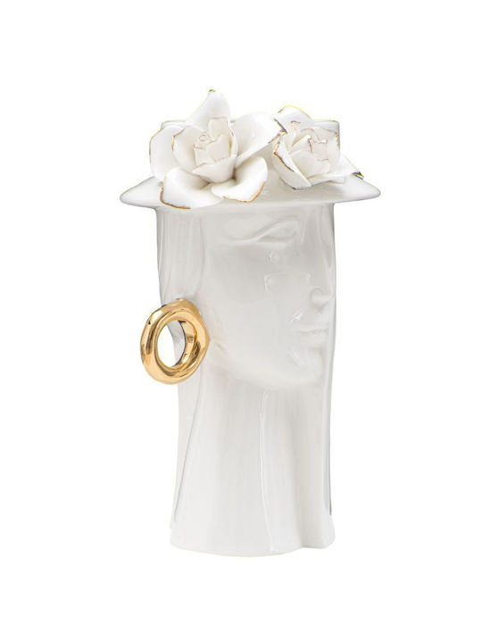 Mauro F Decorative Vase Gold 15x13.3x23.5cm