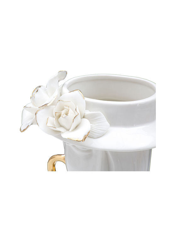 Mauro F Decorative Vase Gold 15x13.3x23.5cm