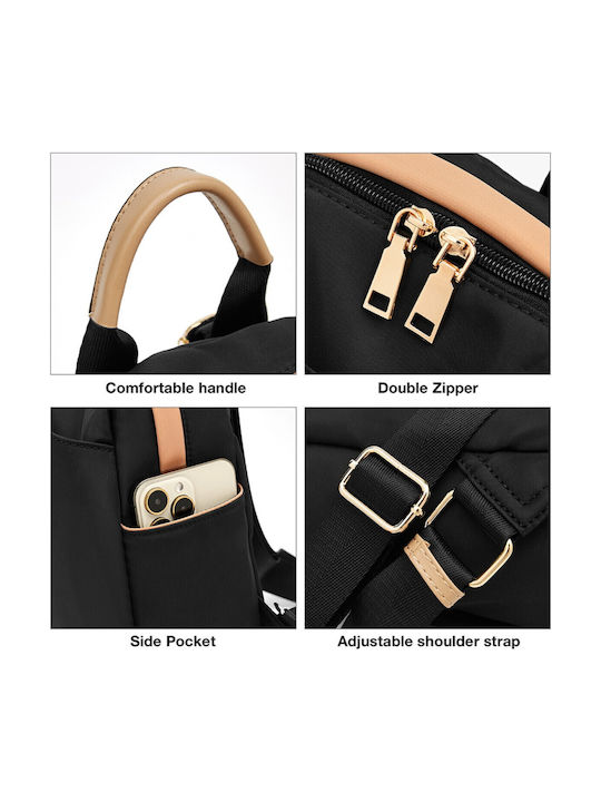 Foxer Backpack Αδιάβροχο 6lt Μαύρο