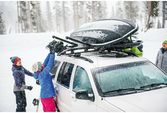 Yakima Fatcat 4 Evo Car Ski Mounts 57cm Suitable for 4 Ski Pairs or 2 Snowboards