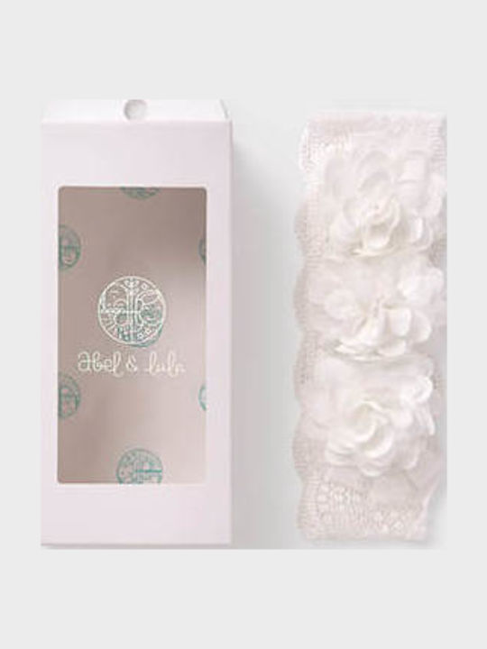 Abel & Lula Baby Headband White 1pc