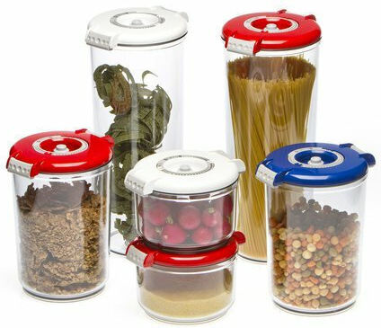 Status Status General Use Food Jar with Airtight Lid Plastic Transparent 2500ml