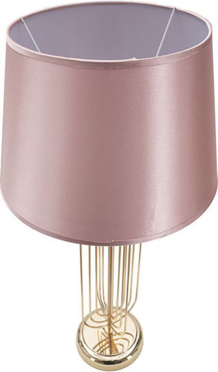 Mauro F Table Lamp with Gold Shade and Base