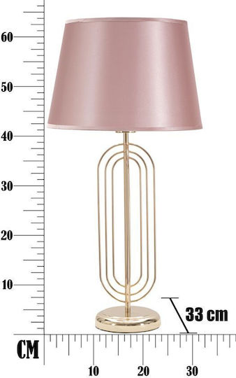 Mauro F Table Lamp with Gold Shade and Base