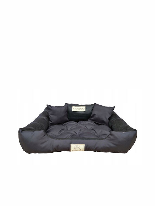 KingDog Sofa Dog Bed Black 115x95cm.