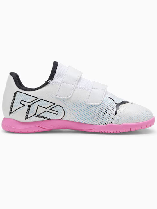 Puma Kids Indoor Soccer Shoes White