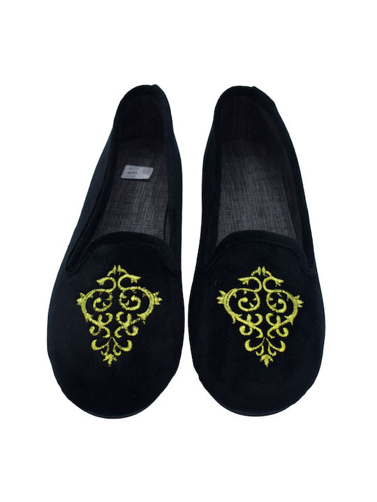 Dicas Closed Women's Slippers in Black color