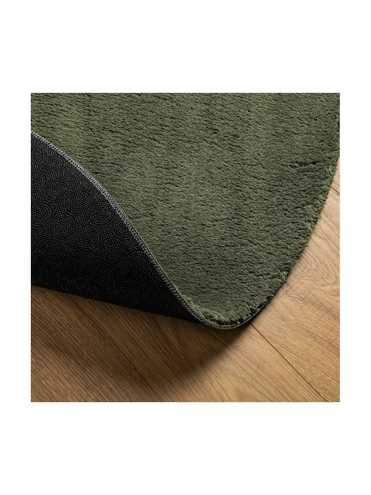 vidaXL Huarte Anti-slip Rug Round Cypress