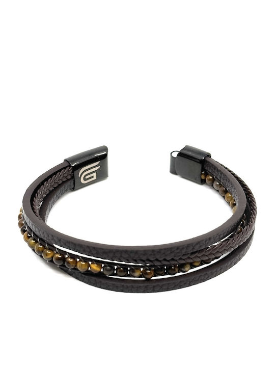 Legend Accessories Leder Armband 21cm