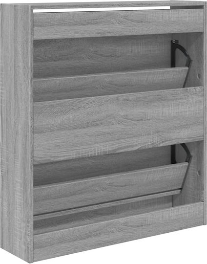 Holz Schuhschrank 80x21x87.5cm