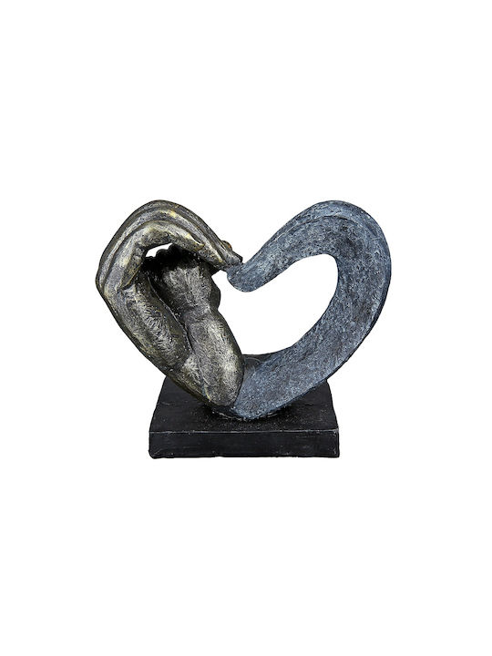 ArteLibre Dekorative Herz aus Polyresin 7x16x14cm 1Stück