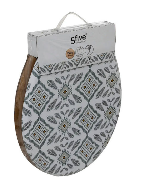 5Five Capac WC Lemn 42.5x36cm Multicolor