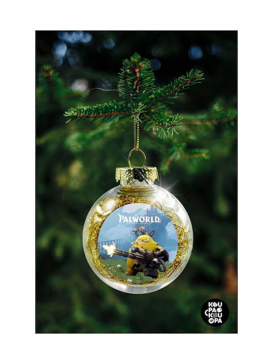 Palworld Christmas Plastic Ball Ornament Transparent 8cm