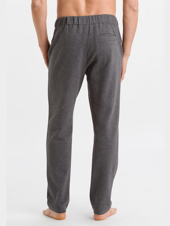 Hanro Men's Winter Pajama Pants Gray